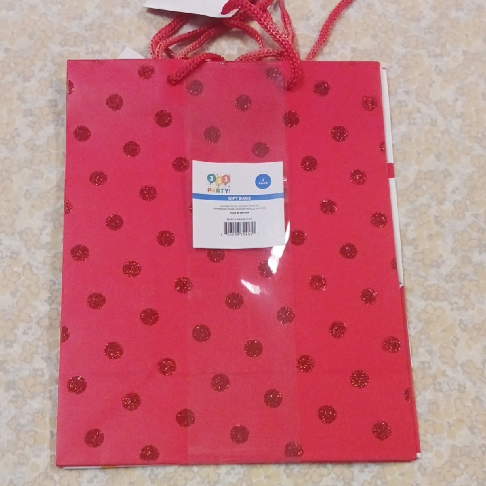 Red Polka Dot Gift Bag